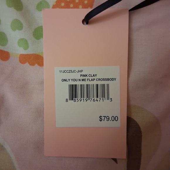 Juicy Couture Blush Crossbody Bag with Heart Emblem - Picture 4 of 4